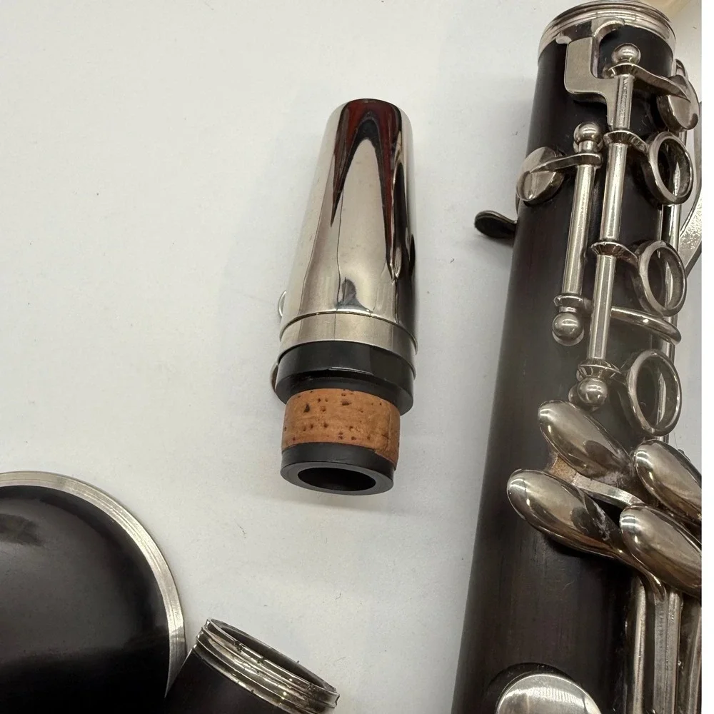 Vintage Noblet mouthpiece Normandy Wood Clarinet rare Leblanc tweed case bundle